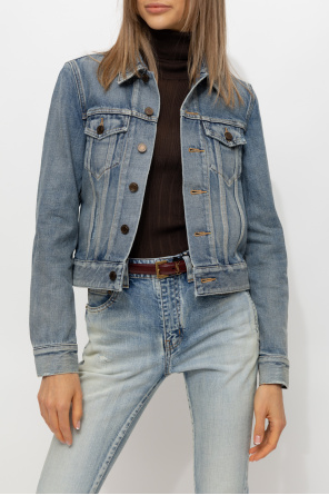 Saint laurent best sale denim jacket womens